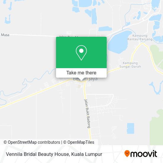 Vennila Bridal Beauty House map