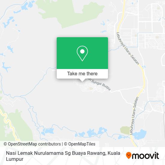Peta Nasi Lemak Nurulamama Sg Buaya Rawang