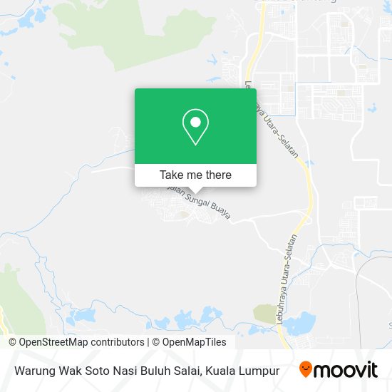 Peta Warung Wak Soto Nasi Buluh Salai