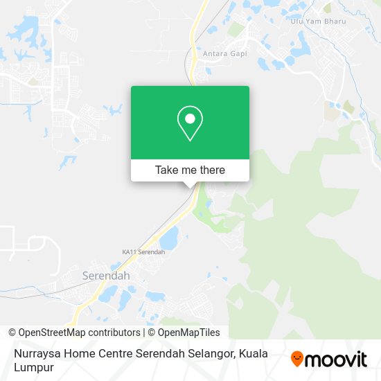 Peta Nurraysa Home Centre Serendah Selangor
