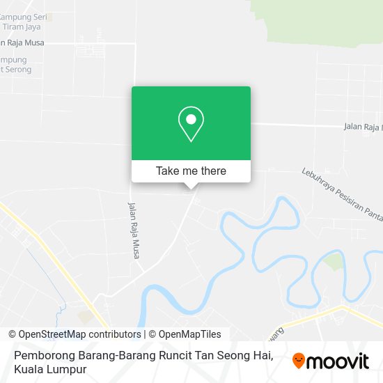 Peta Pemborong Barang-Barang Runcit Tan Seong Hai