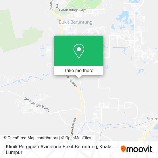 Klinik Pergigian Avisienna Bukit Beruntung map