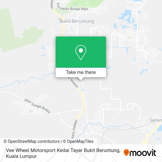 Peta Vee Wheel Motorsport Kedai Tayar Bukit Beruntung
