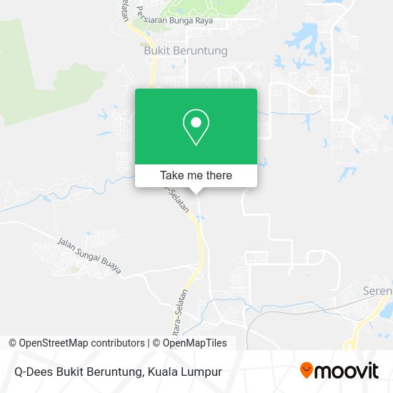 Q-Dees Bukit Beruntung map