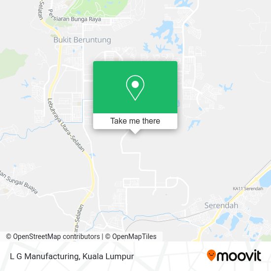 L G Manufacturing map
