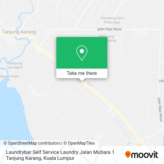 Laundrybar Self Service Laundry Jalan Mutiara 1 Tanjung Karang map