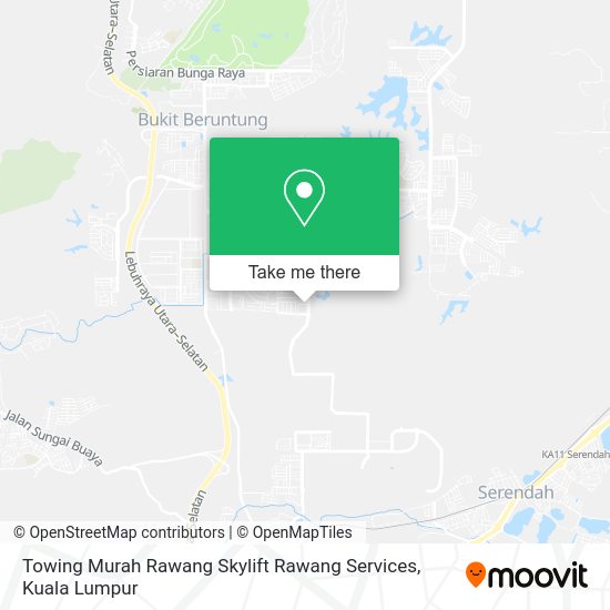 Peta Towing Murah Rawang Skylift Rawang Services