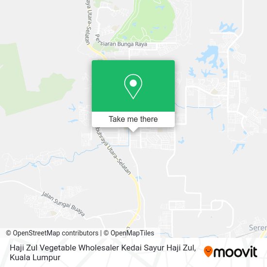 Peta Haji Zul Vegetable Wholesaler Kedai Sayur Haji Zul