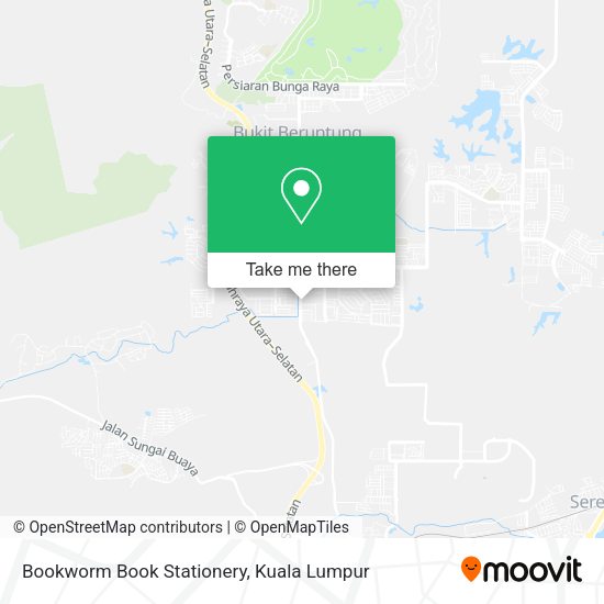 Bookworm Book Stationery map