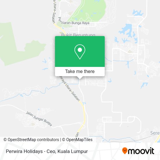 Perwira Holidays - Ceo map
