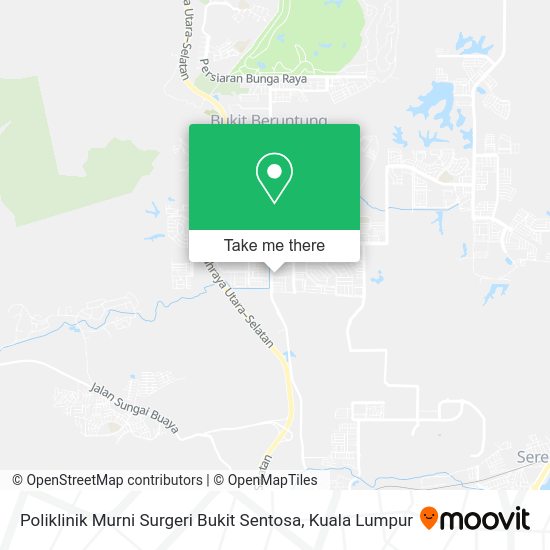 Peta Poliklinik Murni Surgeri Bukit Sentosa