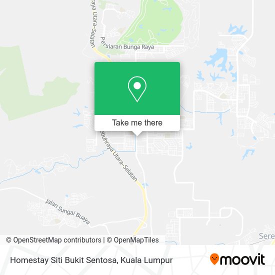 Homestay Siti Bukit Sentosa map