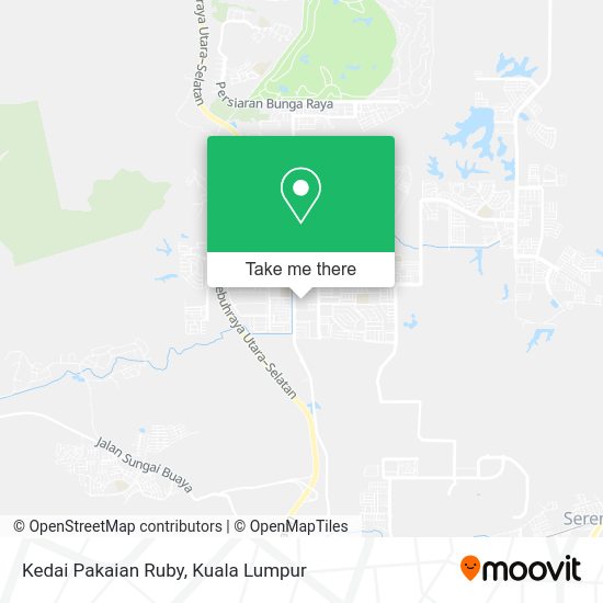 Peta Kedai Pakaian Ruby