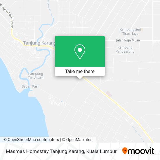 Masmas Homestay Tanjung Karang map