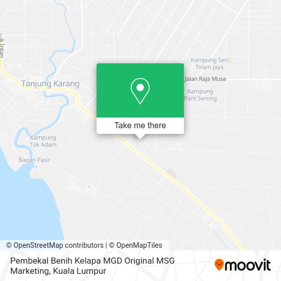 Pembekal Benih Kelapa MGD Original MSG Marketing map