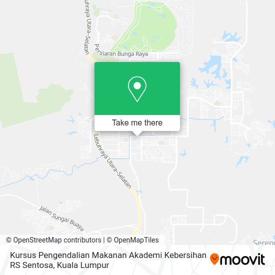 Kursus Pengendalian Makanan Akademi Kebersihan RS Sentosa map