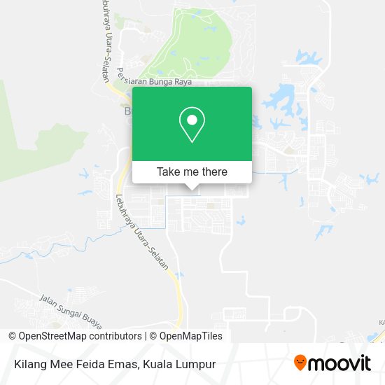 Kilang Mee Feida Emas map