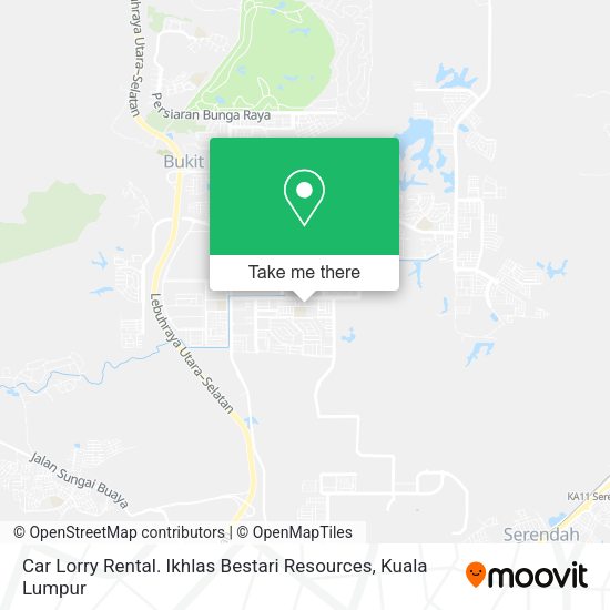 Car Lorry Rental. Ikhlas Bestari Resources map