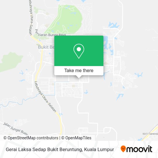 Gerai Laksa Sedap Bukit Beruntung map