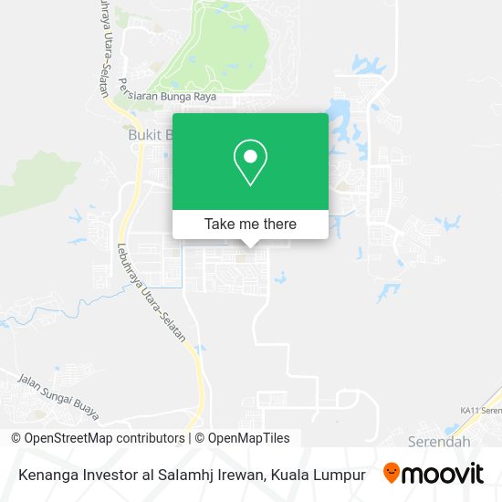 Kenanga Investor al Salamhj Irewan map