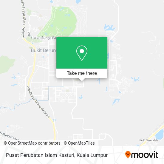 Peta Pusat Perubatan Islam Kasturi