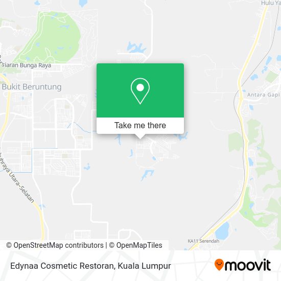 Edynaa Cosmetic Restoran map