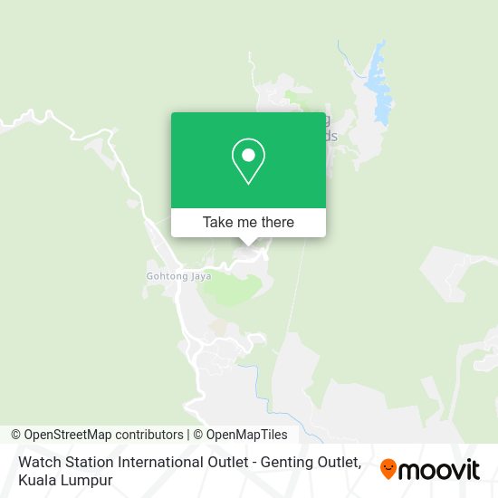 Watch Station International Outlet - Genting Outlet map