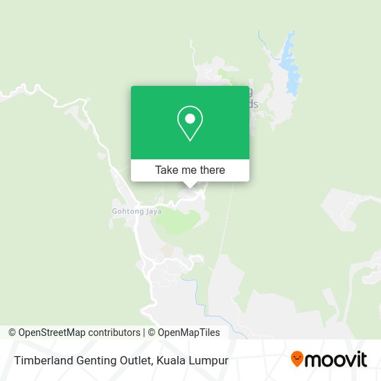 Timberland Genting Outlet map