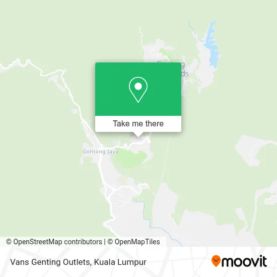 Vans Genting Outlets map