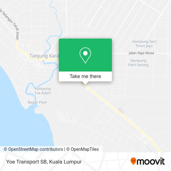 Peta Yoe Transport SB