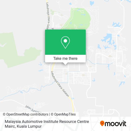 Malaysia Automotive Institute Resource Centre Mairc map