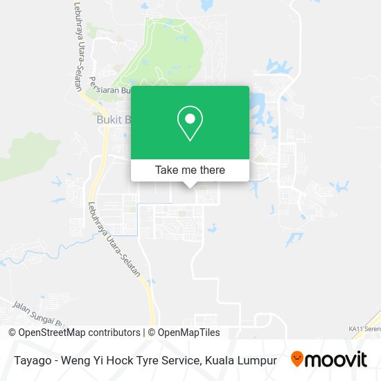 Tayago - Weng Yi Hock Tyre Service map