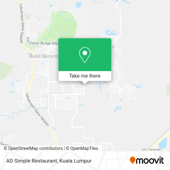 AD Simple Restaurant map