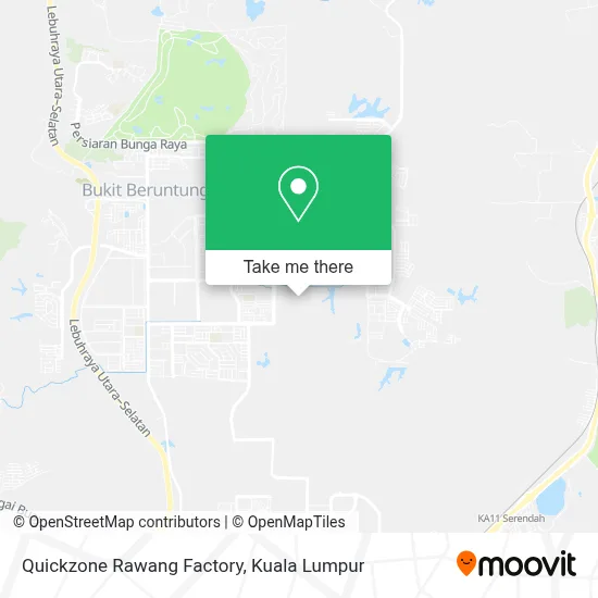 Quickzone Rawang Factory map