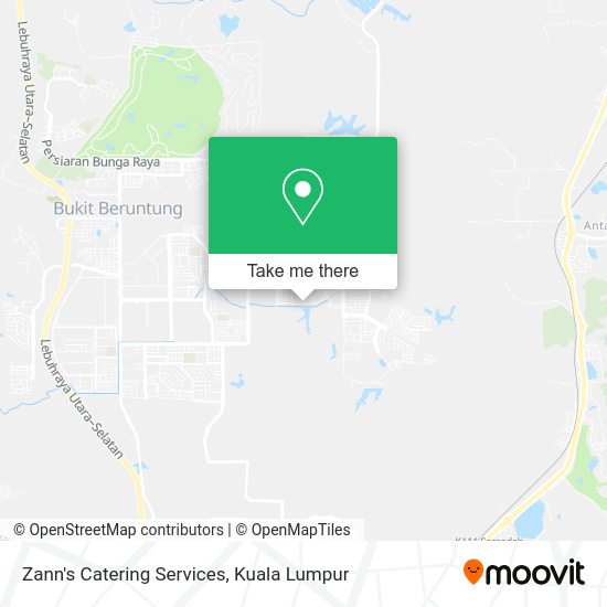 Zann's Catering Services map