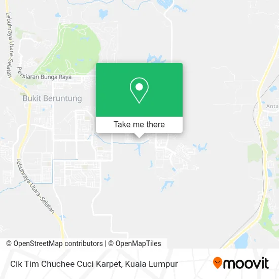 Cik Tim Chuchee Cuci Karpet map