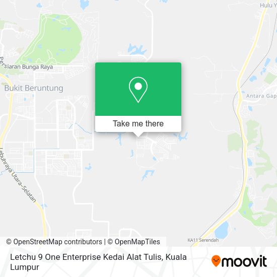 Peta Letchu 9 One Enterprise Kedai Alat Tulis