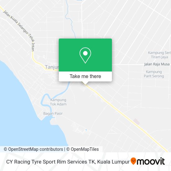 CY Racing Tyre Sport Rim Services TK map
