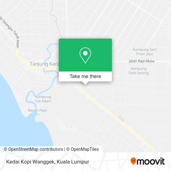 Kedai Kopi Wanggek map