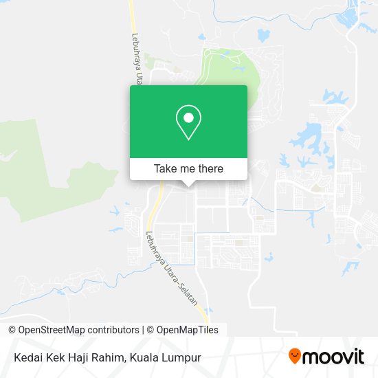 Peta Kedai Kek Haji Rahim