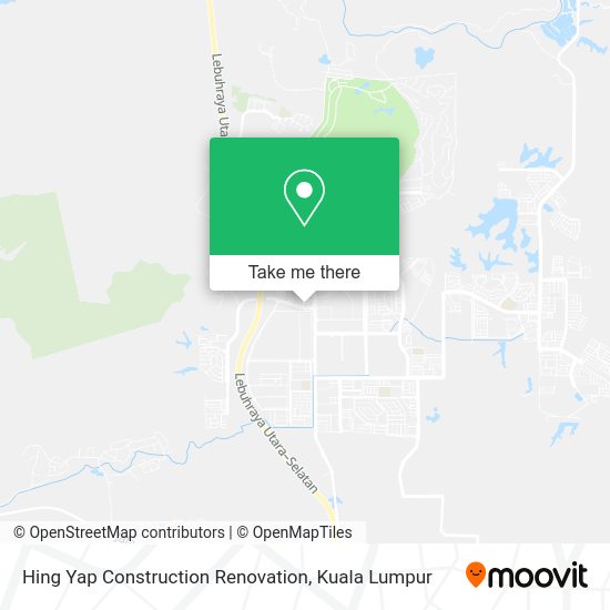 Hing Yap Construction Renovation map