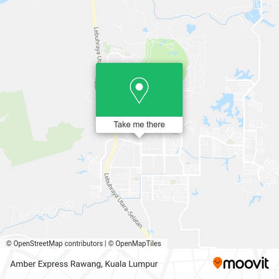 Amber Express Rawang map