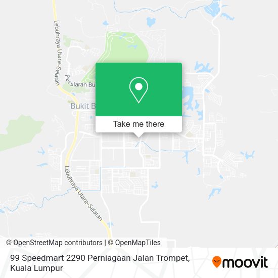 99 Speedmart 2290 Perniagaan Jalan Trompet map