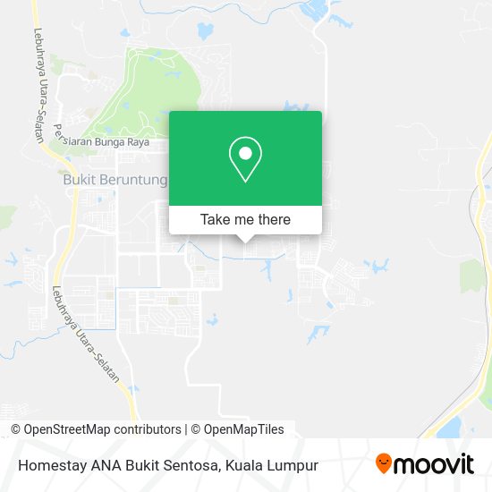 Peta Homestay ANA Bukit Sentosa