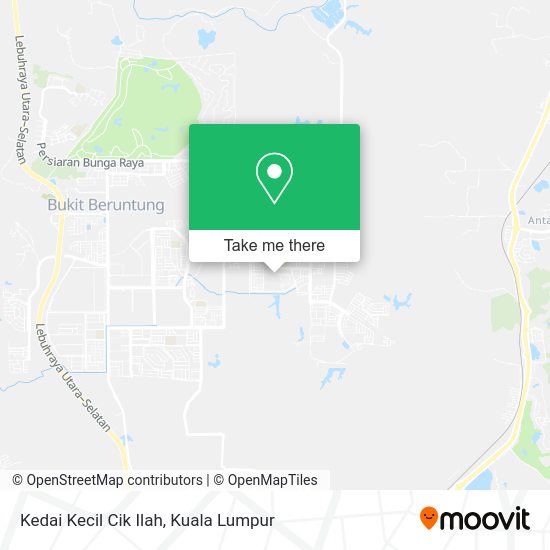 Peta Kedai Kecil Cik Ilah