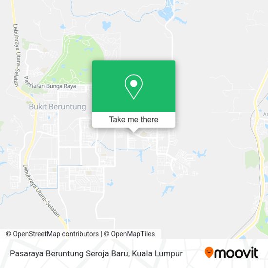 Pasaraya Beruntung Seroja Baru map