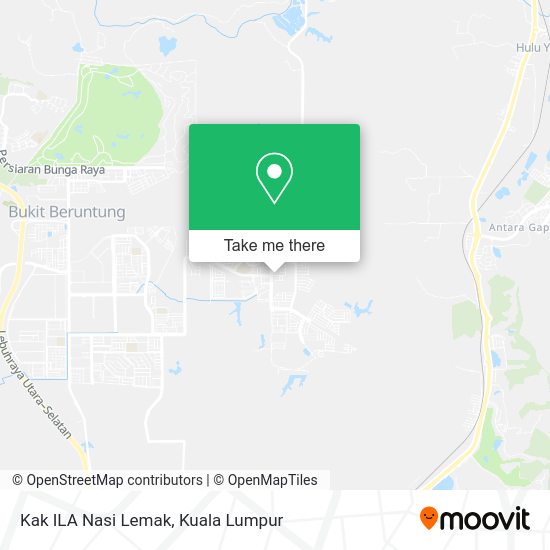 Peta Kak ILA Nasi Lemak