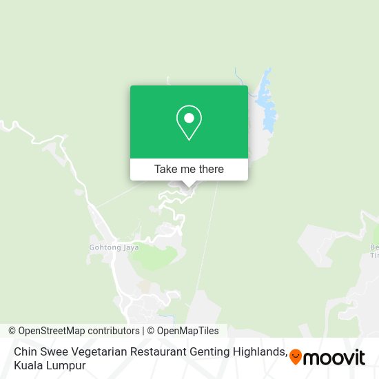 Chin Swee Vegetarian Restaurant Genting Highlands map