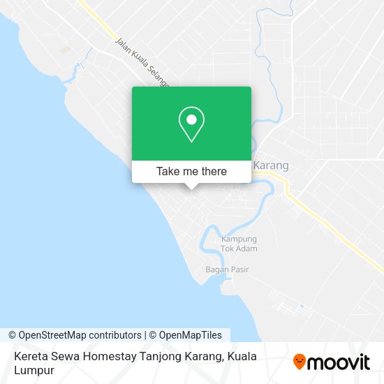 Kereta Sewa Homestay Tanjong Karang map