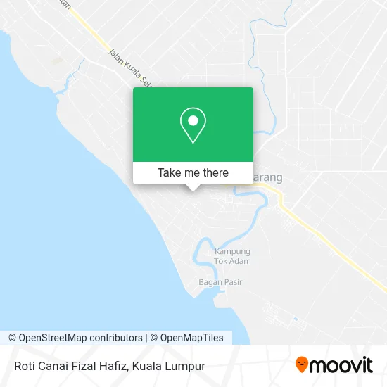 Roti Canai Fizal Hafiz map